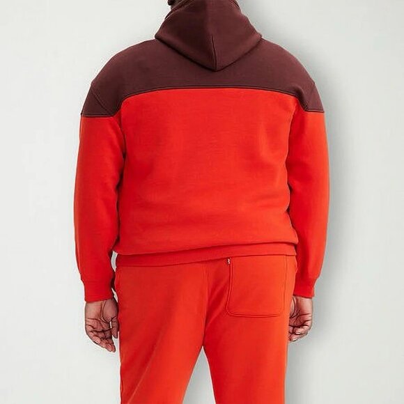 Levi's Mens Big and Tall Sweats Hoodie Size 2XL Tall Colorblock Relaxed Fit 2XLT - Picture 4 of 9